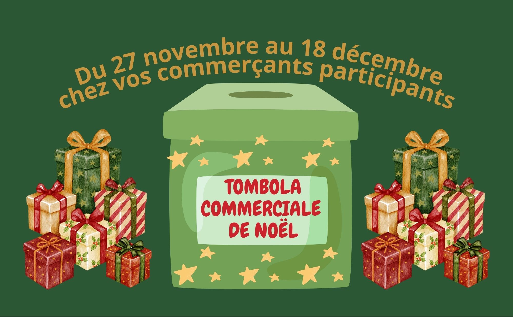 TOMBOLA COMMERCIALE DE NOËL