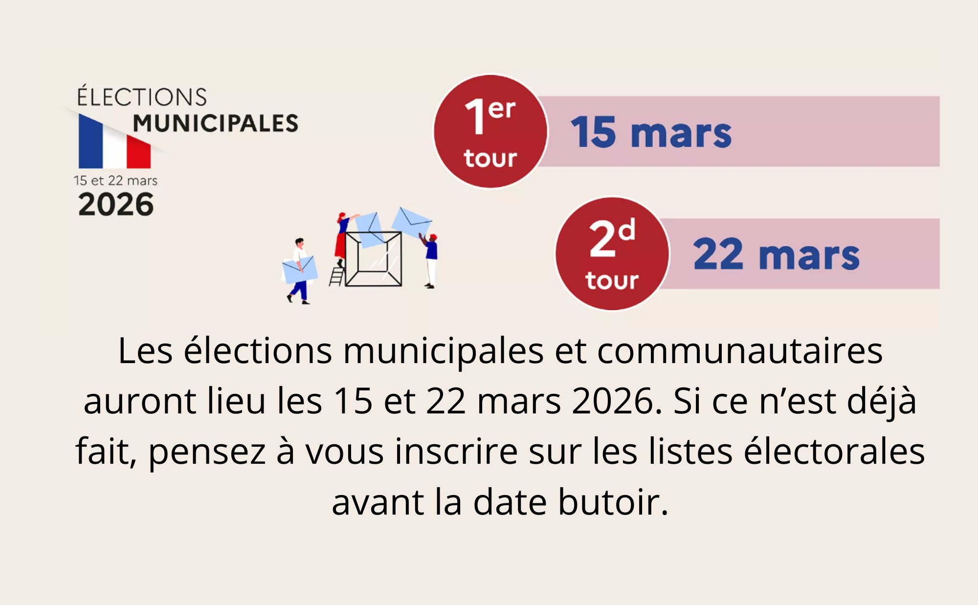 INSCRIPTIONS SUR LES LISTES ÉLECTORALES