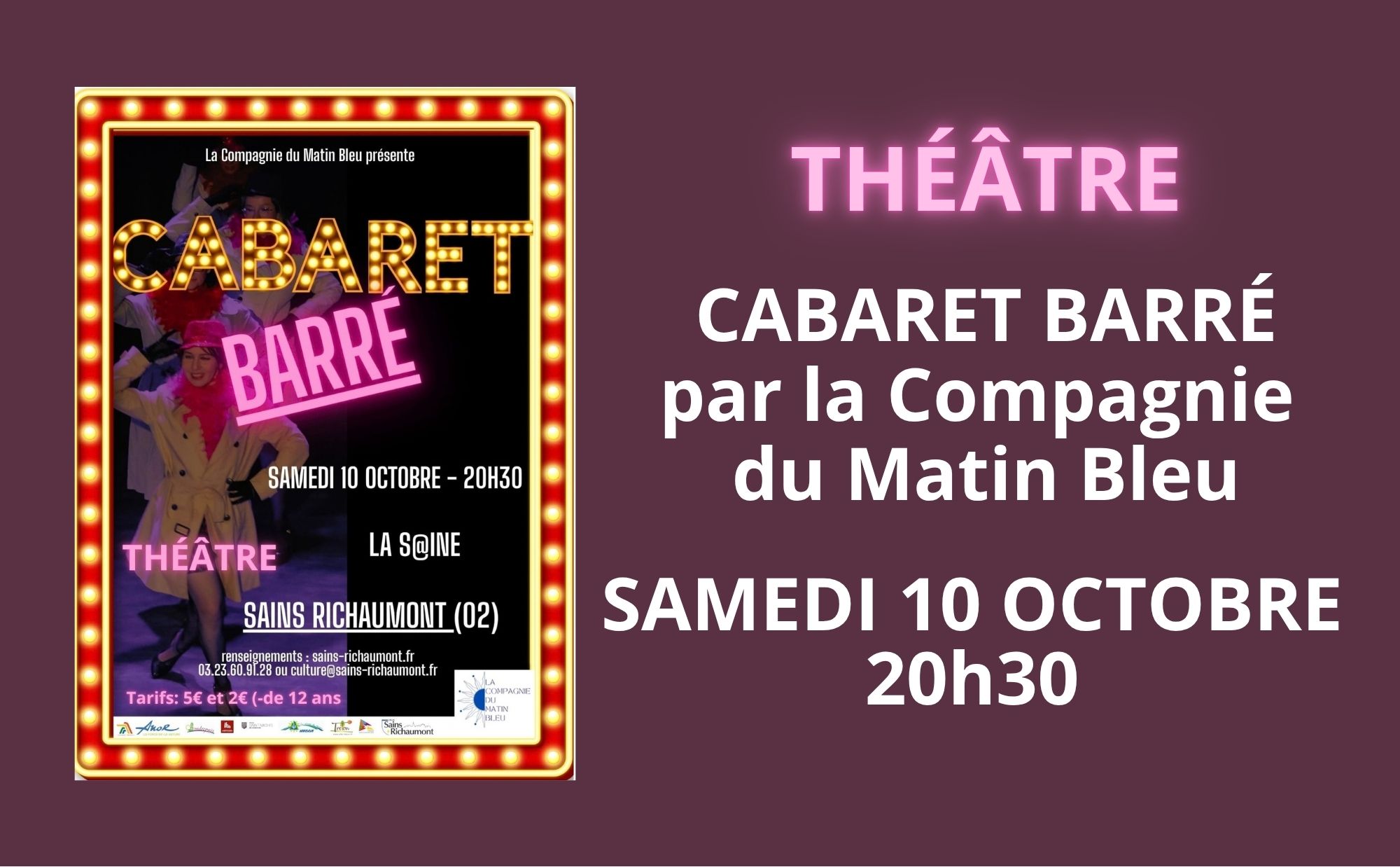 THÉÂTRE - CABARET BARRÉ