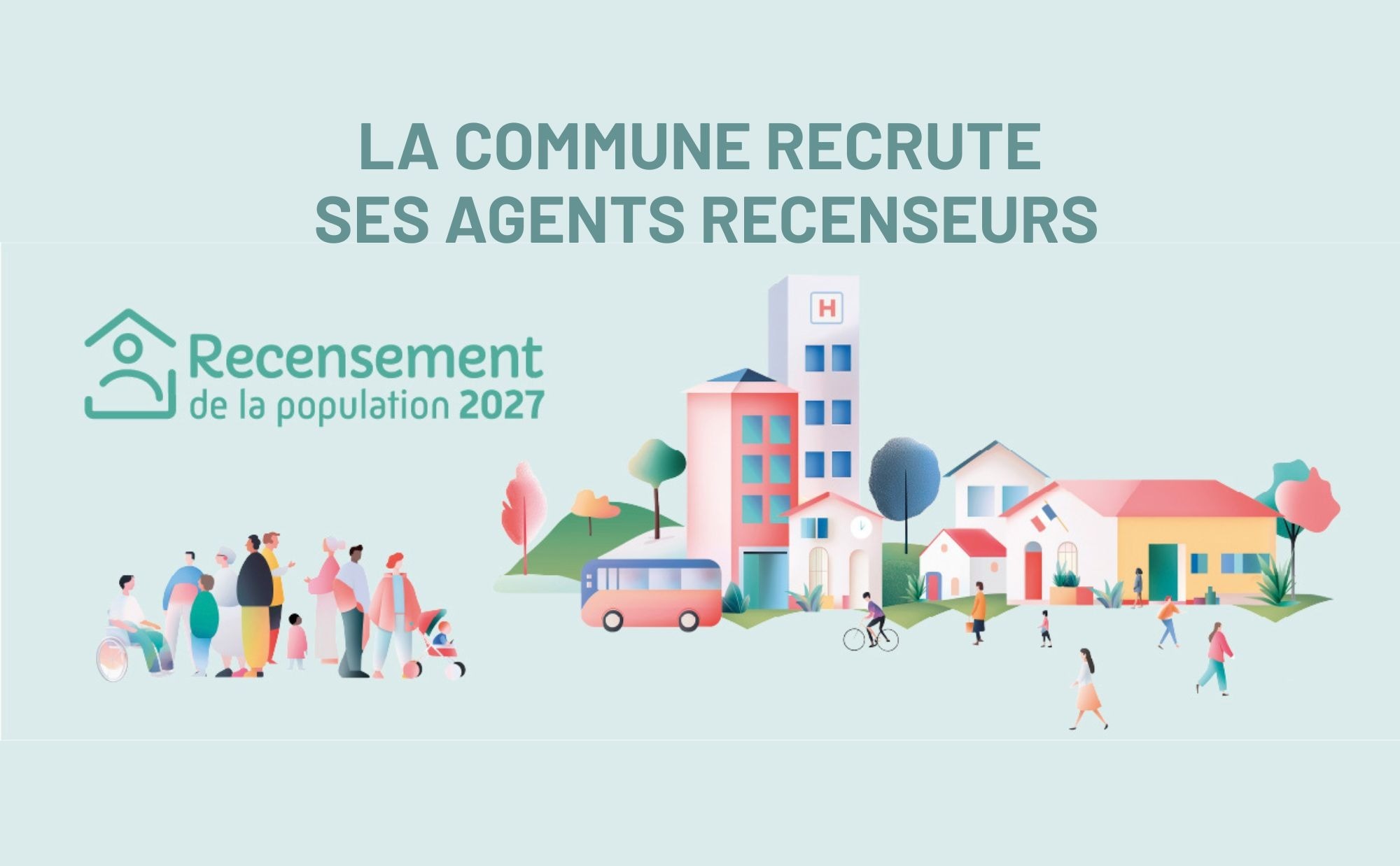LA COMMUNE RECRUTE SES AGENTS RECENSEURS !